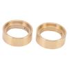 2Pcs Brass Internal Beadlock Clamp Ring Professional 1.3in 1 18 RC Car Accessories with Hole Wheel Weights for 9781 Hub