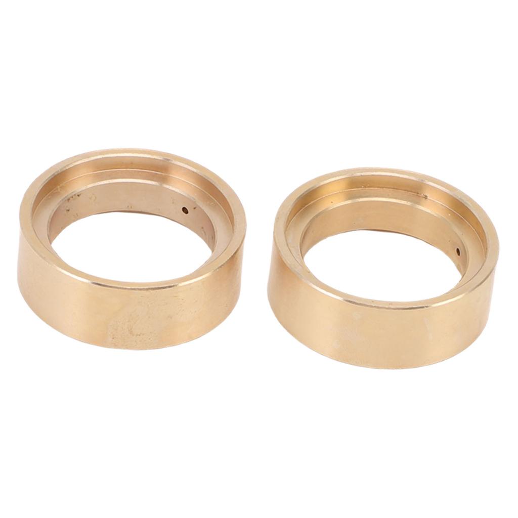 2Pcs Brass Internal Beadlock Clamp Ring Professional 1.3in 1 18 RC Car Accessories with Hole Wheel Weights for 9781 Hub