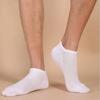 10 Pairs Women Socks Breathable Sports Socks Solid Color Boat Socks Comfortable Cotton Ankle Socks White Black