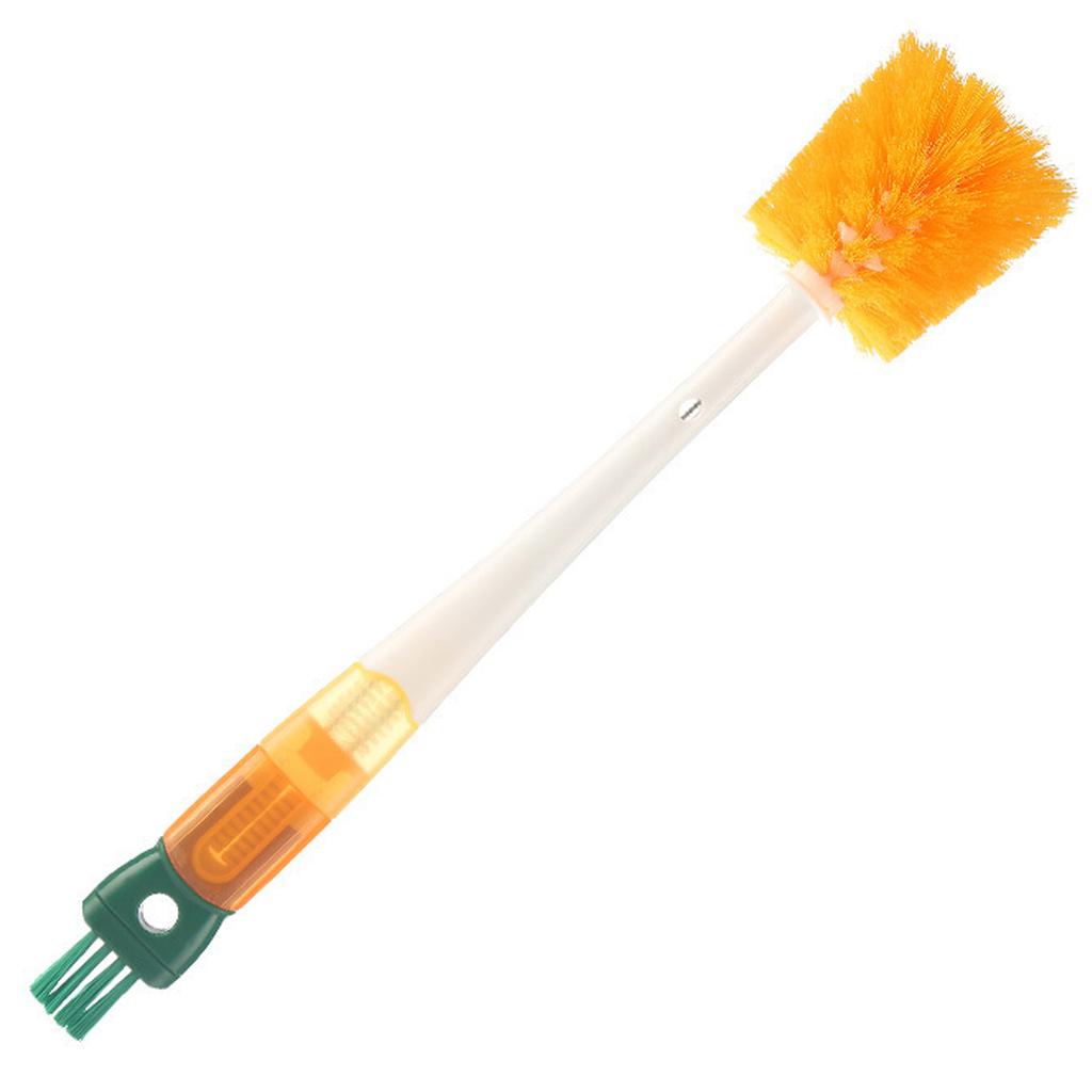 Brosse de nettoyage 5 en 1 pour biberons, multifonctionnelle pour tétines, pailles, gobelets en verre, outil de nettoyage pour gobelets isolants