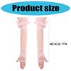 Seethrough Sheer Arm Sleeves Wedding Gloves For Bride Formal Occasion Fingerless Thin Arm Covers for Evening Party Wear
