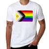 Intersex Progress Pride Flag Tshirt Moisture Wicking Athletic Tshirt