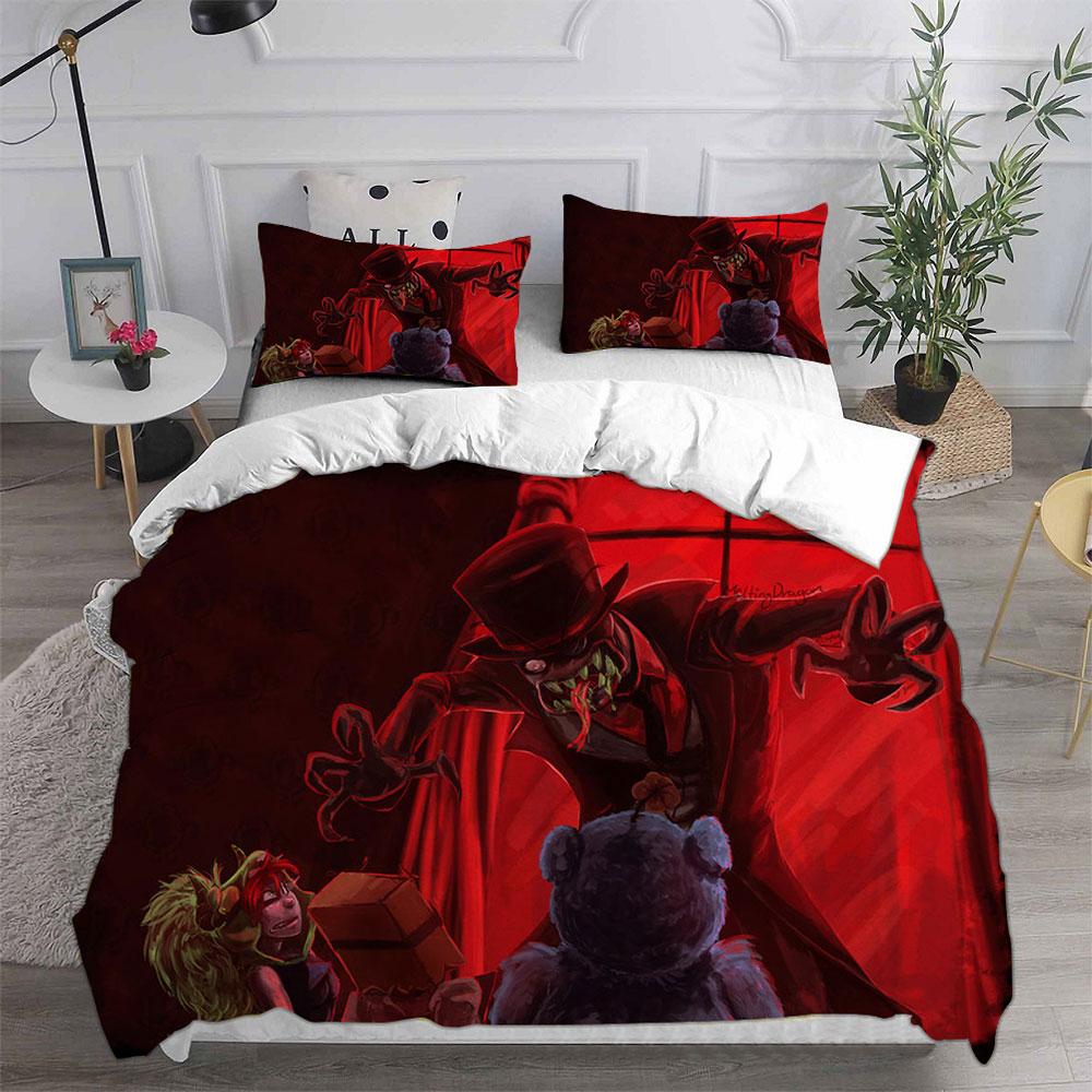 

New Game Villainous Bedding Sets Quilt Bed Cover Comforter Duvet Cover Pillow Case 2-3 Pieces Sets Kids Adult Bedroom Decoration EU single(135x200cm)