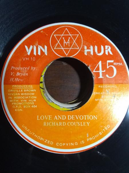 

7inch Record RICHARD COUSLEY Love And Devotion VH10 Vin Hur Jamaica Reggae Ska Dub Used