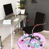 1pc Office Carpet Chair Mats Butterfly Rainbow Hearts Flowers Mandala Perfect for Decorating Office Chairs, Living Rooms, Or Bedrooms.YDT208