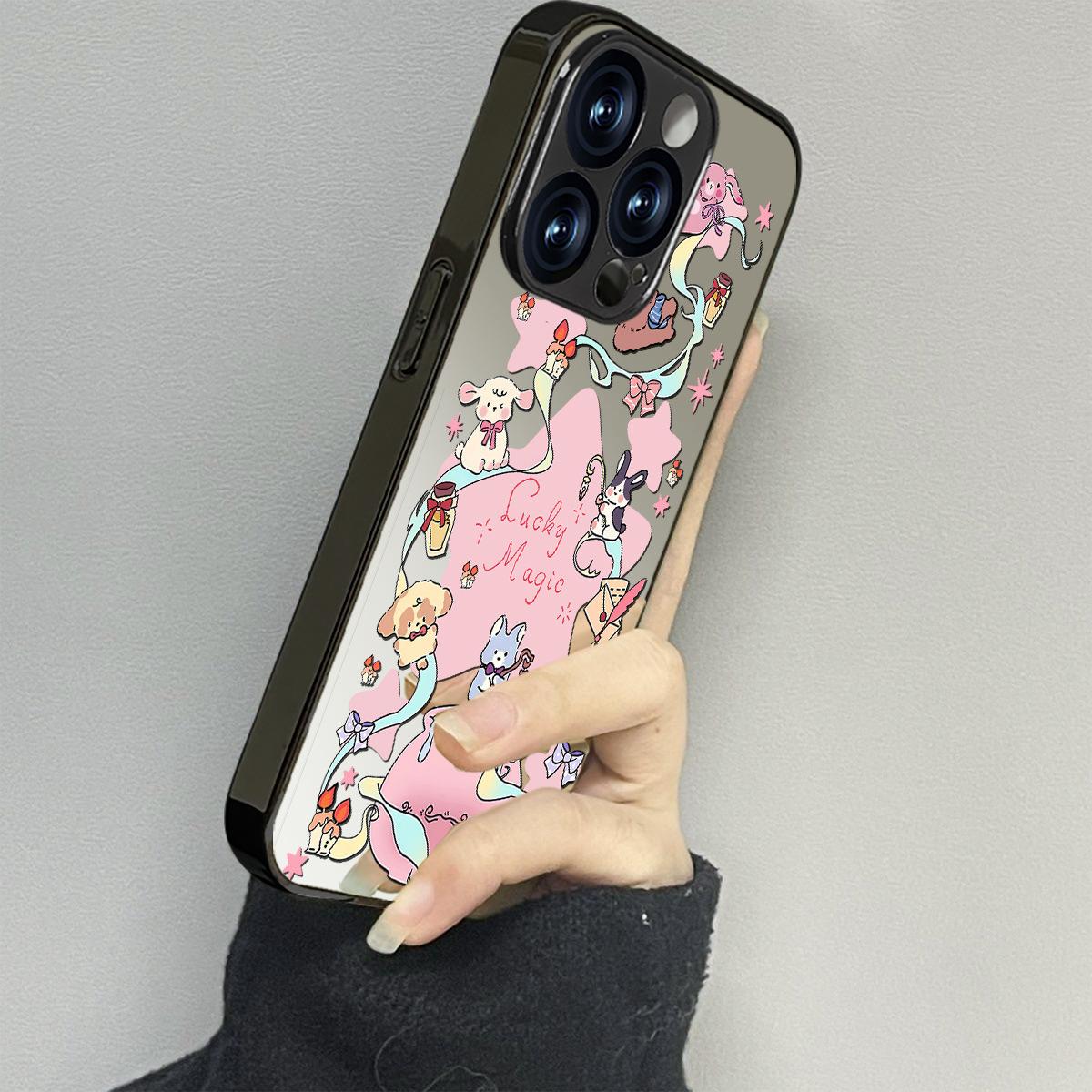 

Магическая академия для Apple 17promax Персонализированный 16 Новый 15 Чехол для телефона для IPhone 14 Зеркальный Креативный For Apple 7/For Apple 8