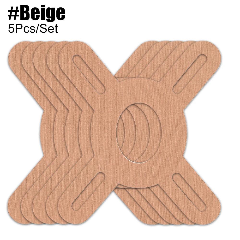 

Durable And Safe 5Pcs Knee Kinesiology Tape - Pain Relief & Stability Support Waterproof & Breathable For Running Gym Sports