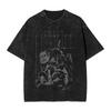 DEATH STRANDING Logo Print T-Shirts Harajuku Gewaschene Oversized T-Shirts Sommer Baumwolle Kurzarm T-Shirts Oberteile Herren Damen Kleidung