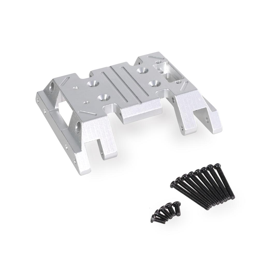 For MN 1/12 MN128 MN86S MN86 G500 RC Car Metal Medium Wave Box Bottom Plate Gearbox Frame Chassis