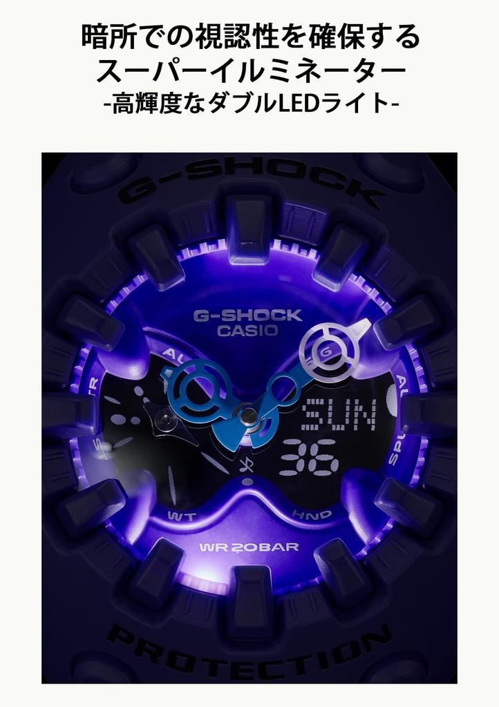 Casio G-Shock Watch [Official Japanese Product] GA-V01-2AJF / -V01-9AJF Men's Yellow / Purple