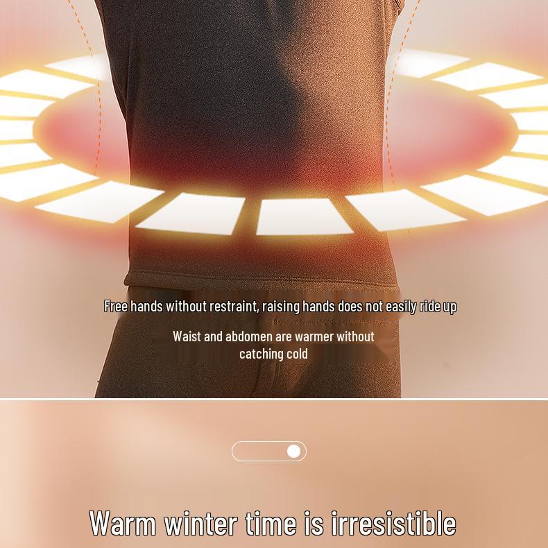 Men's 2025 Fleece-Lined Warm Vest with Down Feather Silk for Autumn/Winter