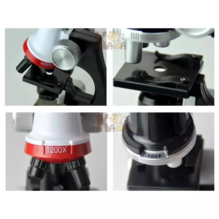 High-Definition Children's Microscope Set for Early Science Education and Specimen Exploration