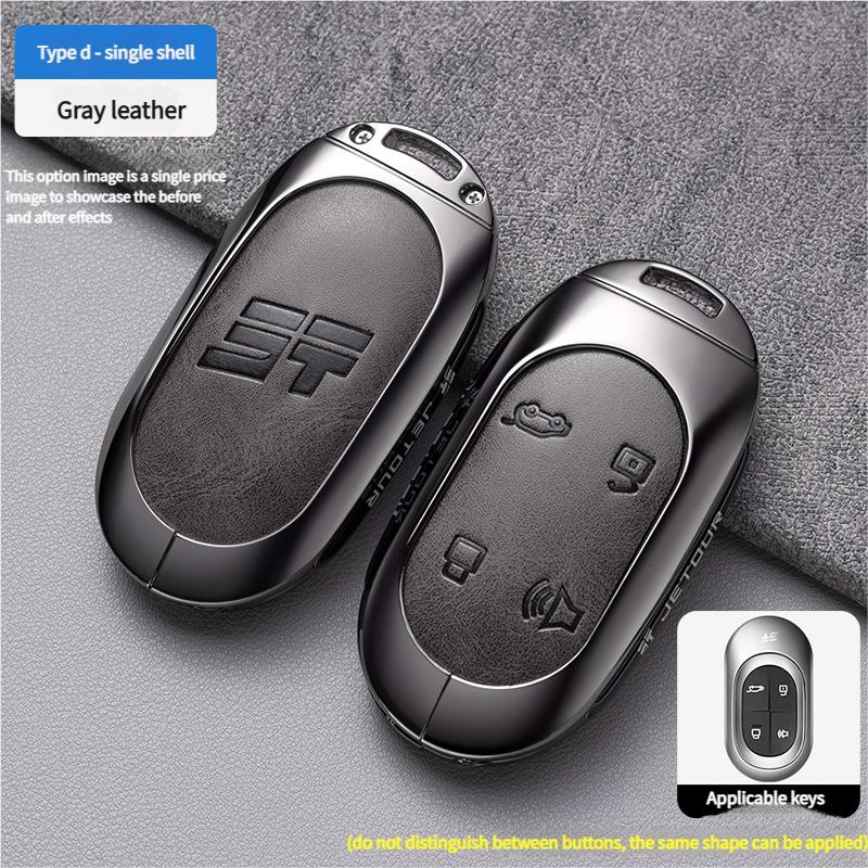 Pour Chery JETOUR X70PRO X90PLUS Mountain Sea L7 Housse de Protection Porte-Clés de Voiture Boîtier Métallique Convient