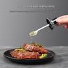 Integrated Glass Seasoning Jar Set with Spoon Lid - Salt Shaker, MSG, Soy Sauce, Vinegar Bottles for Kitchen