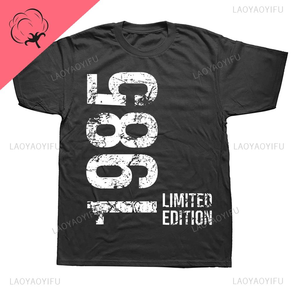 Awesome 38th 38 Years Retro Vintage 1985 Printed Birthday Gifts WOMEN TShirts Streetwear Hip Hop Short Sleeve Women T-shirt