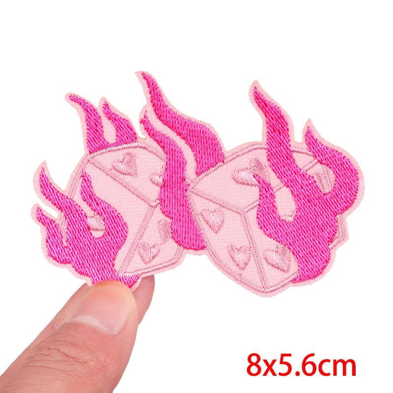Cartoon /Band Aid Love Embroidery Patch Jeans Sewing Applique Iron On Patches For Clothing Rainbow Letter Patches On Clothes Diy 