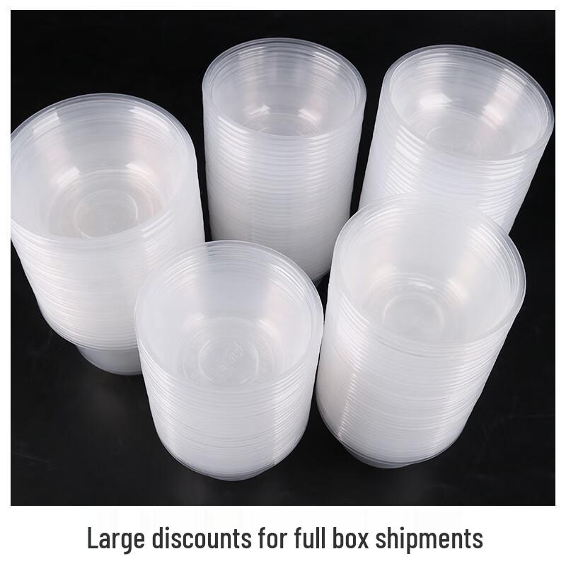 Beiyipin Disposable Plastic Round Takeout Bowls with Lids