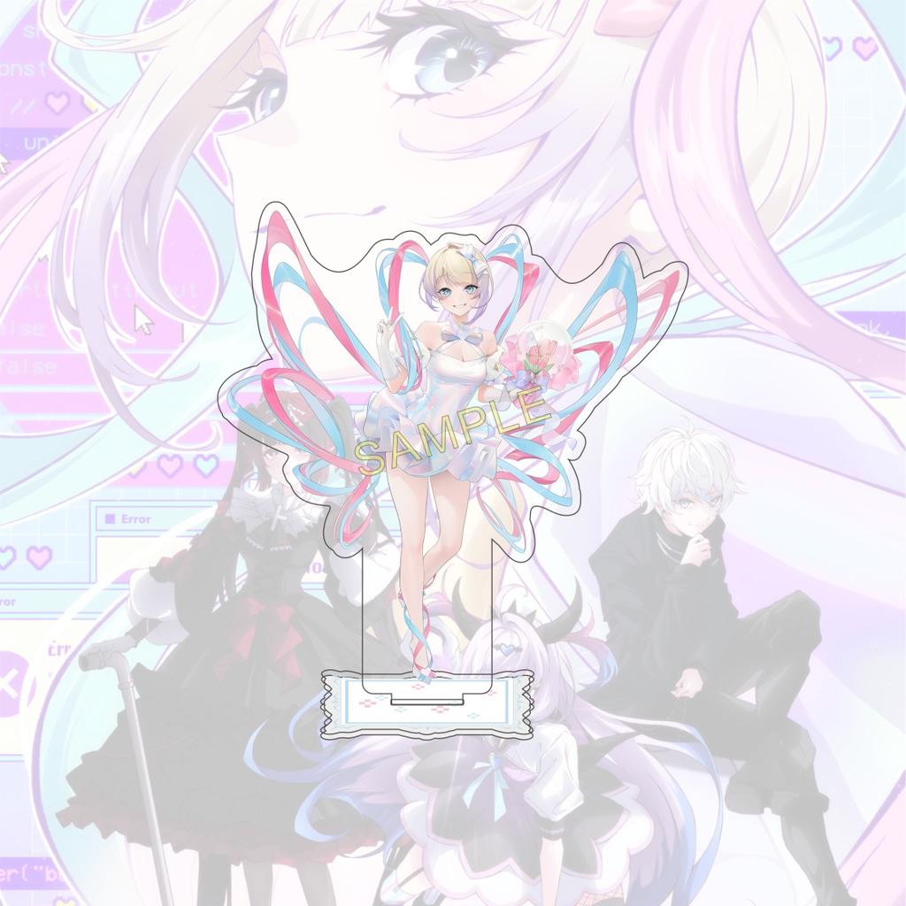 Anime NEEDY GIRL OVERDOSE 15 cm Acrylic Standing Figure Model Desktop Decoration Fan Collection Gift Keychain