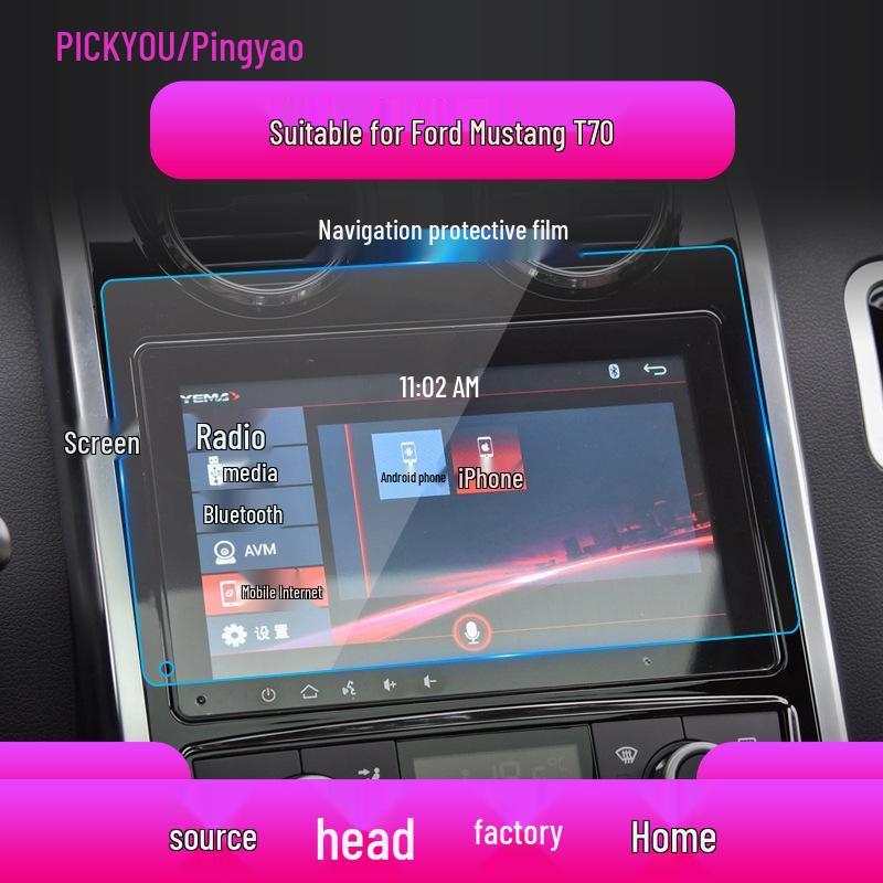 Foton General G7/Feifan ER6 Tempered Glass GPS Screen for Isuzu DMAX Console