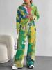 Camouflage European and American Autumn and Winter Casual Long-sleeved Suit Women's Hooded Sweater Trousers Two-piece Set