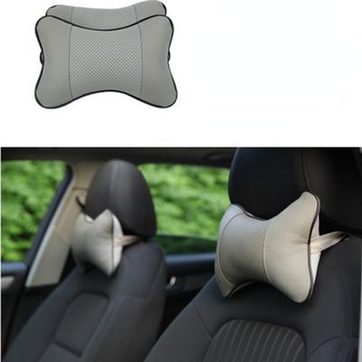 1 Stück Auto-Nackenkissen, Pu-Leder, Kopfstützenschutz, Schwarz/Rot, universelles Kopfstützen-Rückenlehnenkissen, passend für alle