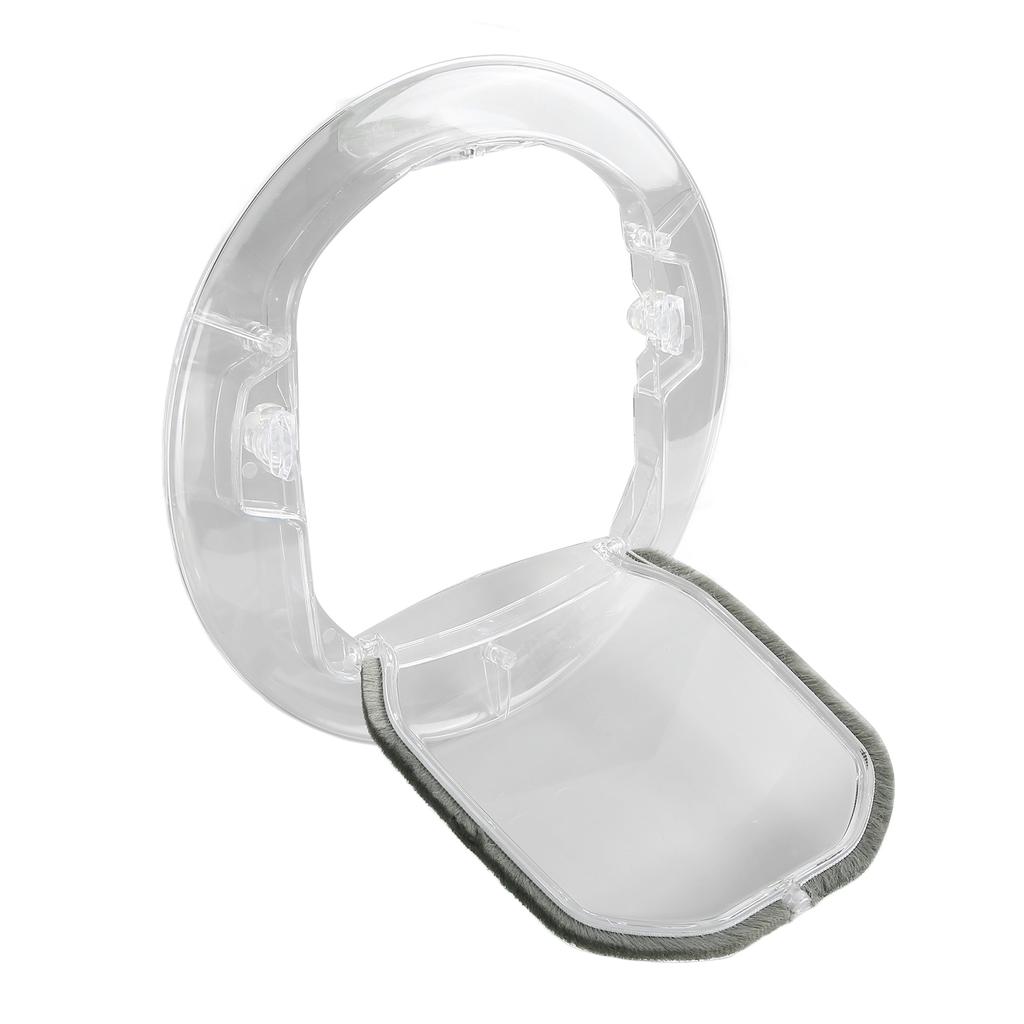 Pet Door Transparent Automatic Window Closure Barrier Free Door Interior Cat Door for Solid and Hollow Interior Door