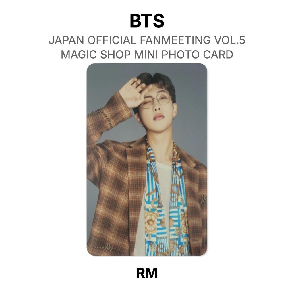 BTS JAPAN OFFICIAL FANMEETING VOL.5 MAGIC SHOP MINI PHOTO CARD Official Photocard
