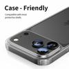 1 Set HD Metalen Ring Gehard Glas Lensbeschermer Film Voor IPhone 17 Air Pro Max Krasbestendig Achterste Camera Cover Telefoon Accessoires