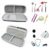 Mesh Pockets Stethoscope Protection Bag Double-deck Stethoscope EVA Carrying Case  Hospital
