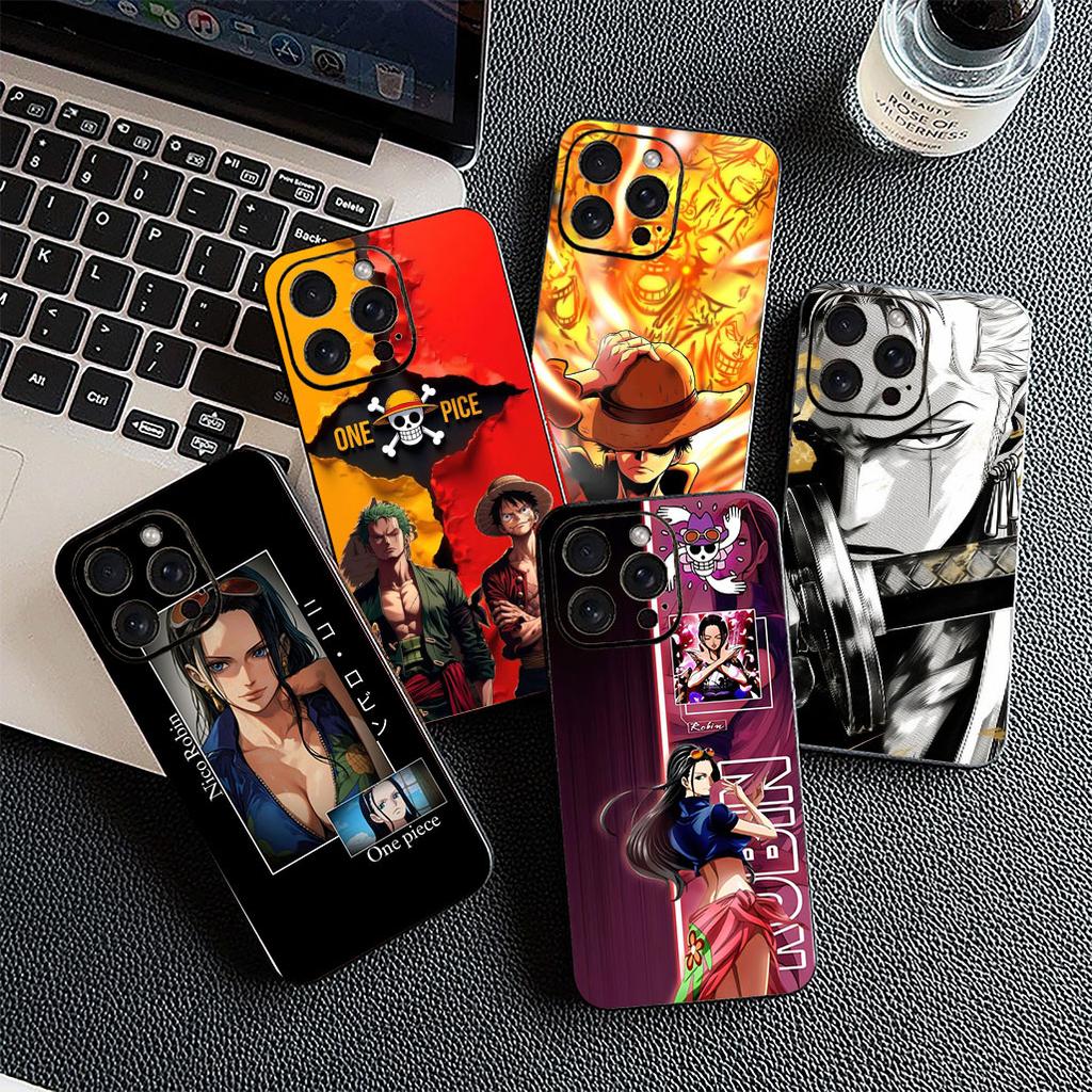 Cover for Apple iPhone 17 Pro XS Max Air 6 7 8 Plus 5 + SE 2022 SE2 16E Phone Case Nico Robin Roronoa Zoro One Luffy Pieces
