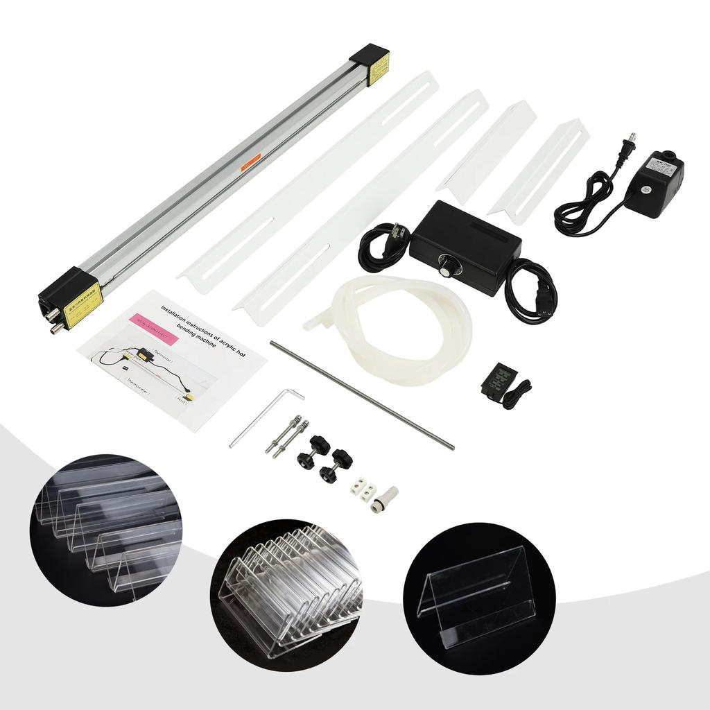 Giętarka akrylowa 60cm z uchwytem, Giętarka do tworzyw sztucznych, Ręczny podgrzewacz listwowy 24 cale IPX8 do produkcji logo