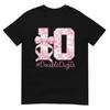10th Birthday Girl Pink Coquette Bow 10 Year Old Aesthetic Tshirt