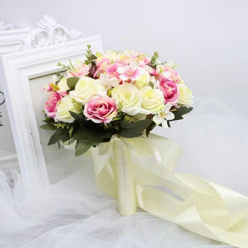 Koreanischer Waldstil Braut-Handstrauß für Hochzeit oder Foto-Requisiten