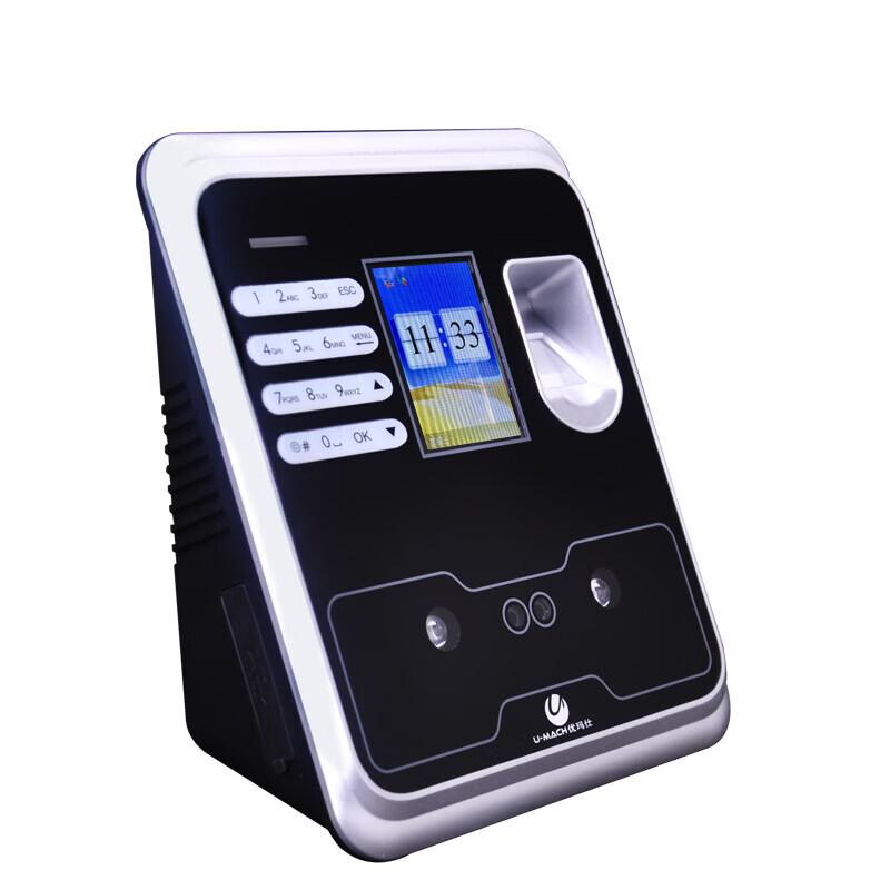 U-MACH Face & Fingerprint Recognition Time Attendance Machine U-RZ780 CN plug (adapter included)