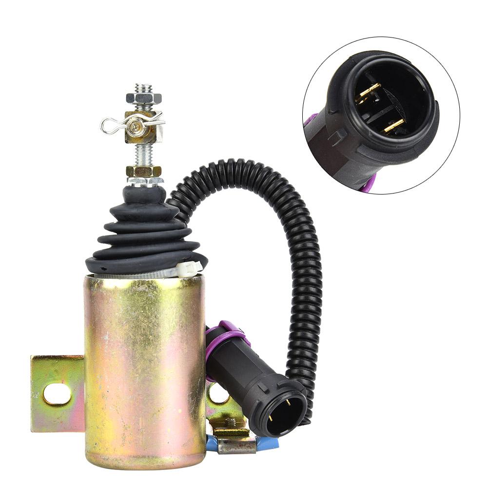 12V Fuel Shut Off Stop Solenoid Valve XHF 1121 E483310000093 Fit for Foton 483 Diesel