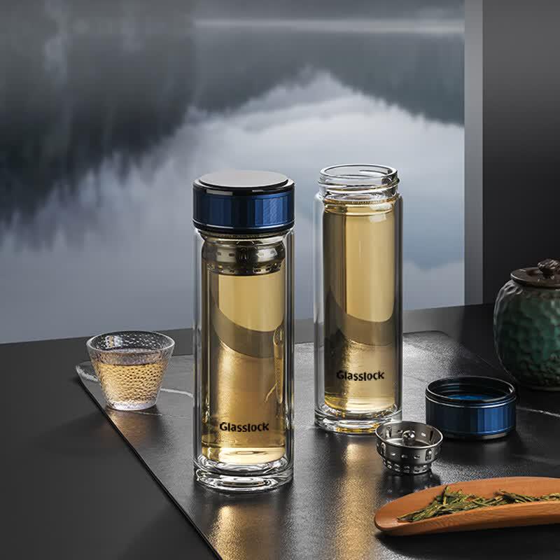 Glasslock Double-Wall Borosilicate Glass Tumbler