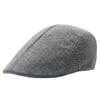 Cappello imitazione cotone e lino berretto forward uomo primavera estate berretto traspirante cappello newsboy moda