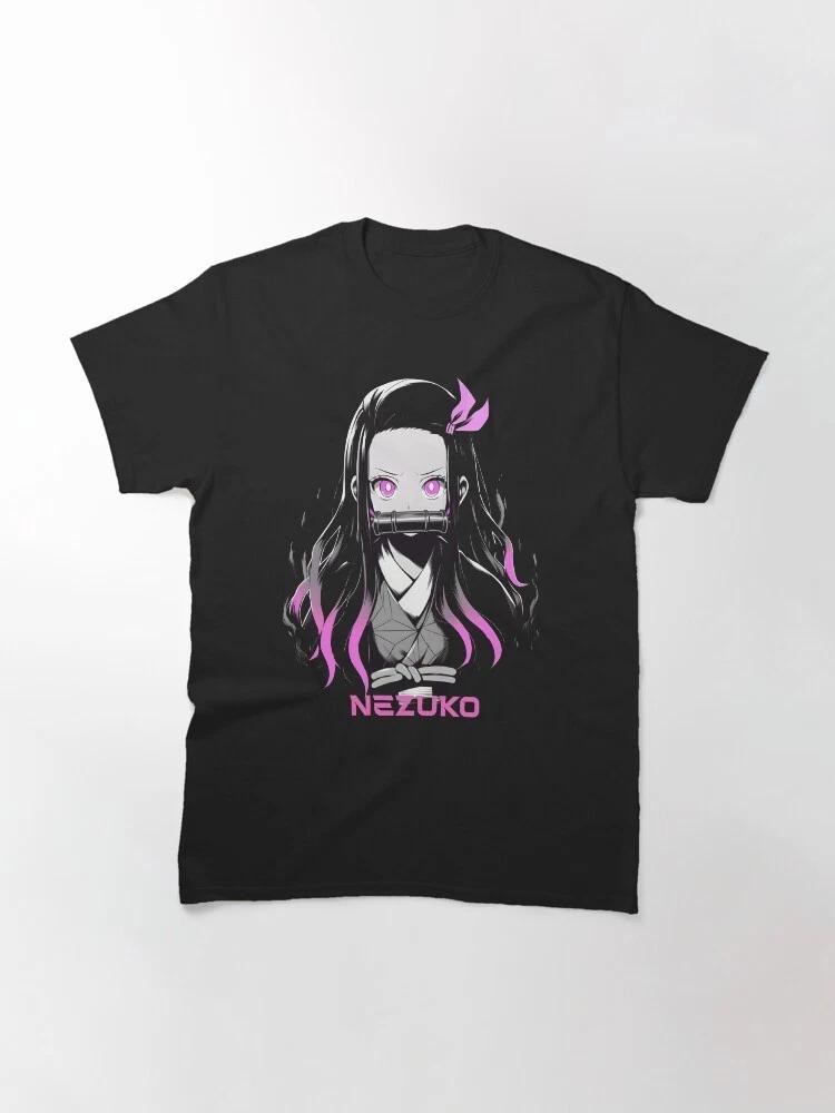 Anime Beautiful Nezuko 3 Demon Slayer Basic T Shirt S