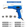 Plastic Welder Welding Machine Car Bumper Soldering Gun 4 Types Staples for Bumper/Kayak/Plastic Product Repairs