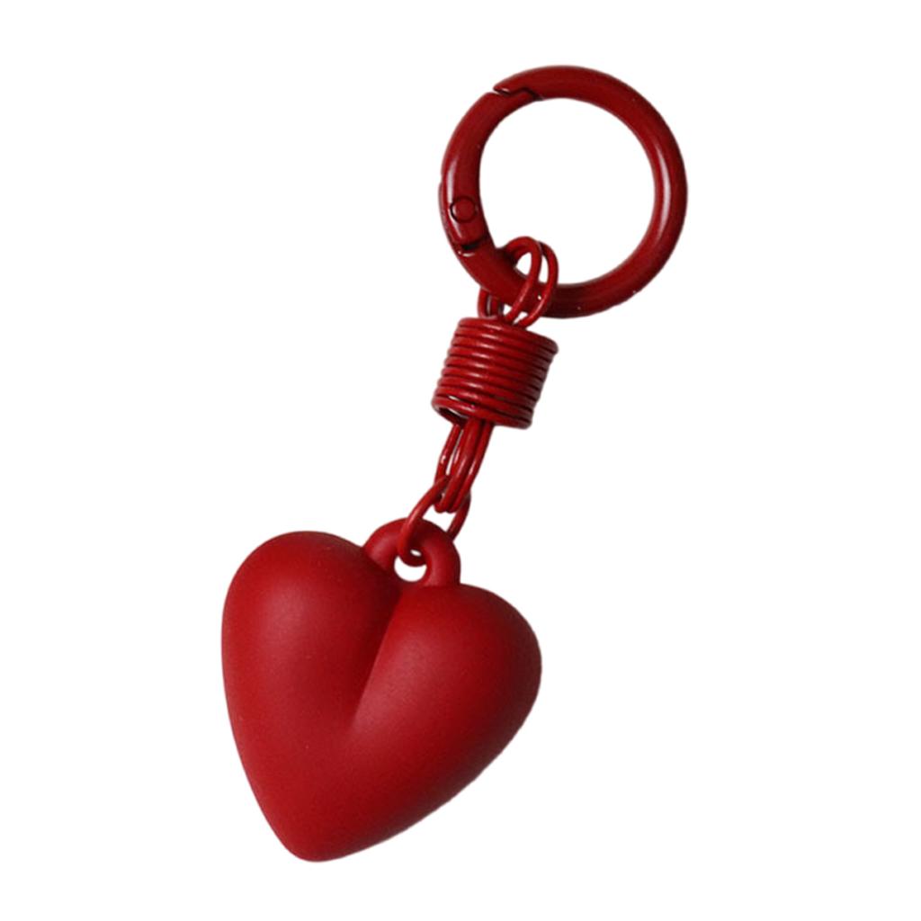 Heart Keychain Creative Keyrings Korean Styles Keychains Backpack Hanging Ornaments Car Key Rings for Bag Decoration