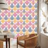 Baroque Damask Wallpaper Cream and Powder Pink 50x1000