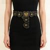 European and American Retro Love Metal Engraved Belt Wide Version Versatile Decorative Belt