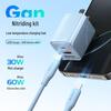 Newman 30W GaN Dual Port PD Fast Charger with 60W Type-C Cable