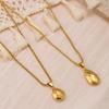 European & American Water Drop Stainless Steel Multi-layer Necklace