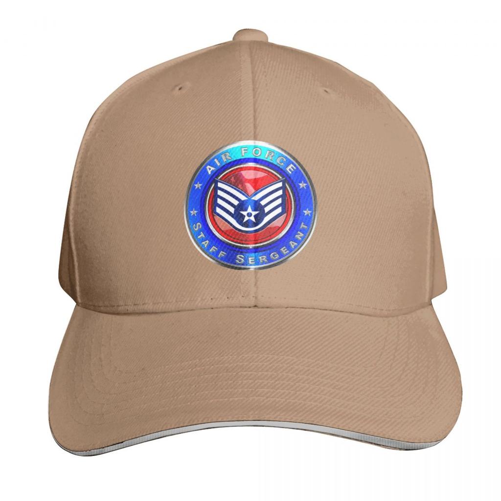 Air Force Staff Sergeant Baseball Cap Military Cap Unisex Beach Bag Hip Hop tea Hat Unisexs Hats Womens