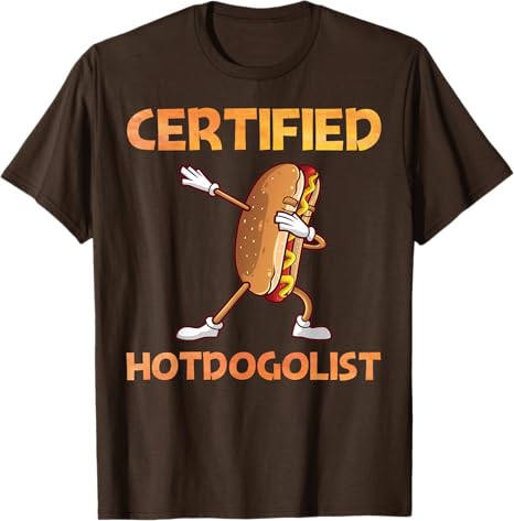Cool Hotdog Outfit for Adults Hotdog Hot Dog Lover TShirt Foodies Certified Hotdogolist Y2k Art Aesthetic Clothes Novelty Gifts