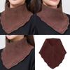 Schal Halstuch Für Damen Winter Falscher Kragen Schals für Damen Nackenwärmer Damen Herren Rollkragen Schal Gestrickt