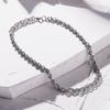 Jbans Classic Double Layered Chain Necklace (C2503-An889_Sv)