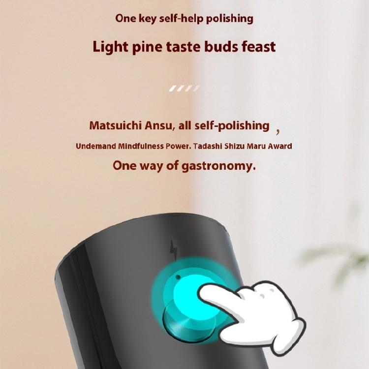 Automatic Adjustable Spices Grinder For Cooking Rechargeable Design With Transparent Window Kitchen Accessory