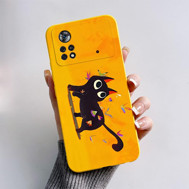 Poco X4 X 4 Pro X4pro Case Cute Cartoon Cat Dog Silicone Soft Cover For Xiaomi Poco X4 Pro 5g Poco X 4 Pro Pocox4 Pro Phone Case